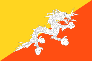 drapeau-Bhoutan